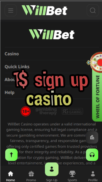 1$ Sign Up Casino - $1 Deposit Bonus Offers-casinoorder.vip